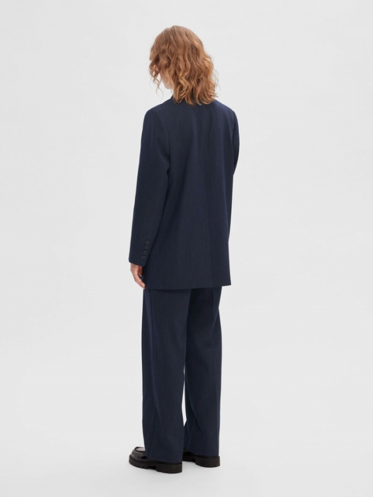 SlfRita LS blazer  Dark Sapphire M