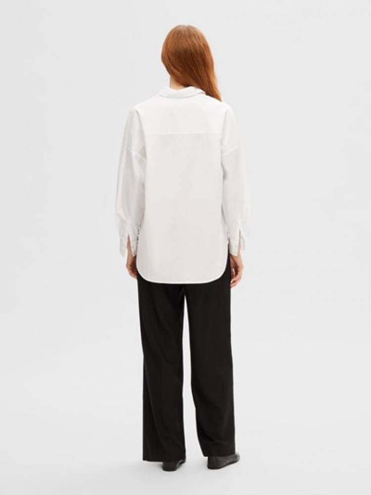 SlfDina-Sanni LS Shirt Bright White