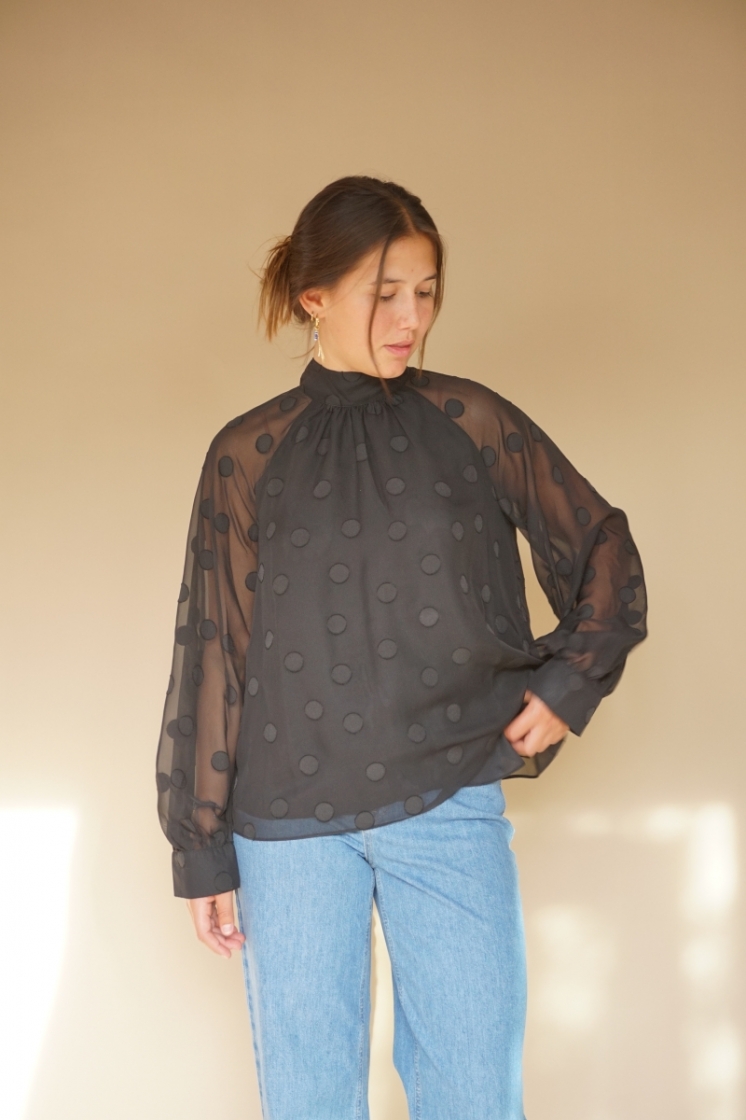 Ebbali blouse 14961 Black