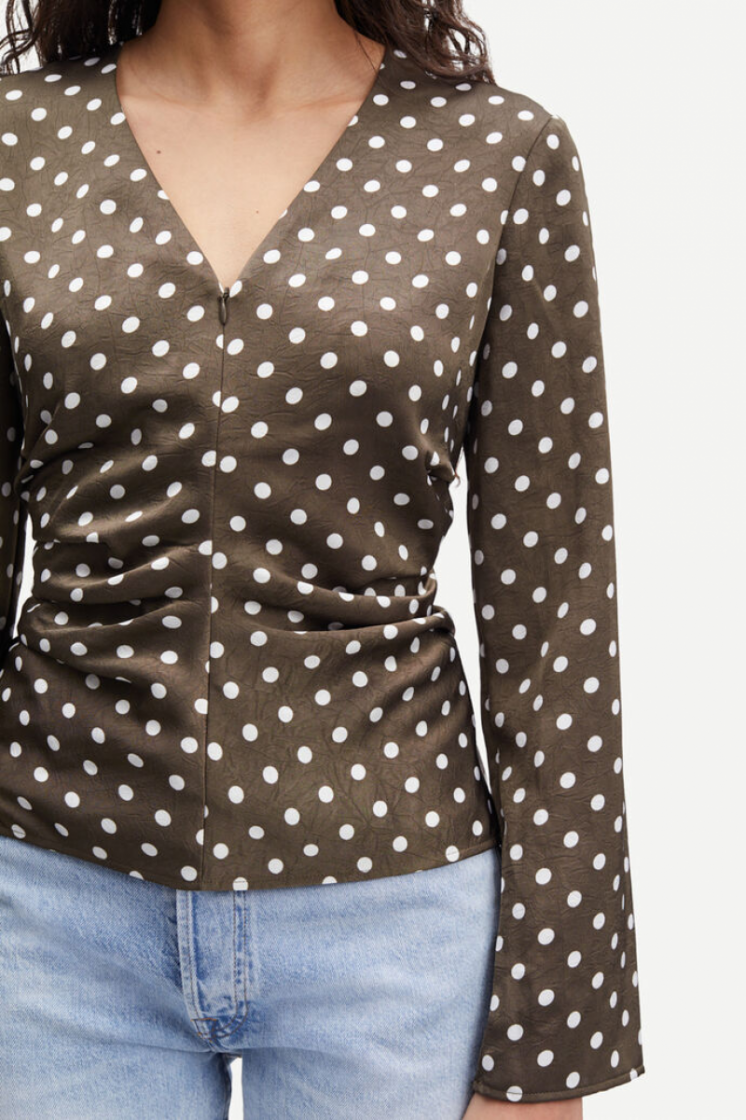 Ivanka blouse 14896 Dott brown