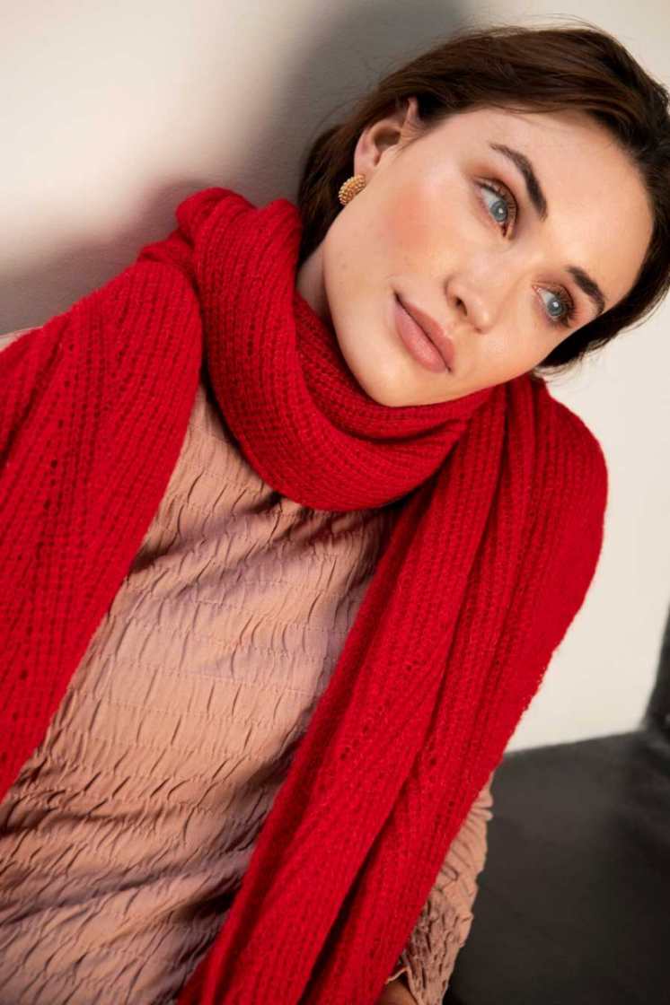 Scarf Jille Red Chili
