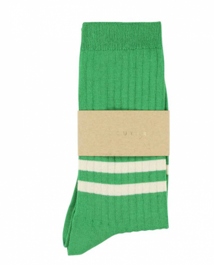 Stripes Cotton Bright Green/Ec