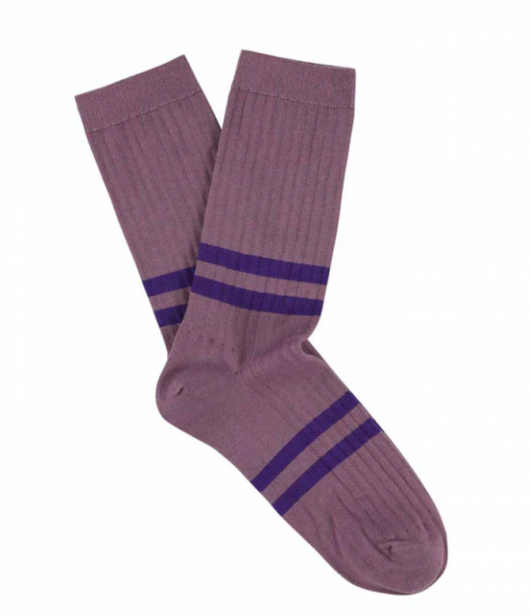 Stripes Cotton Purple