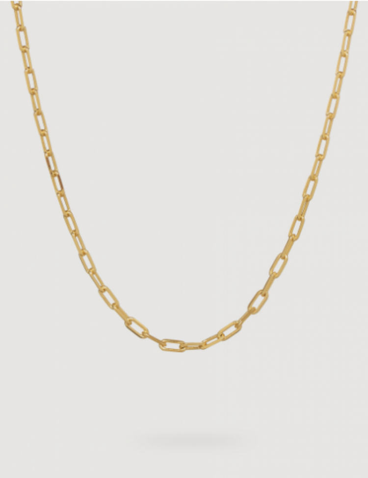 Roma big chain necklace  Gold