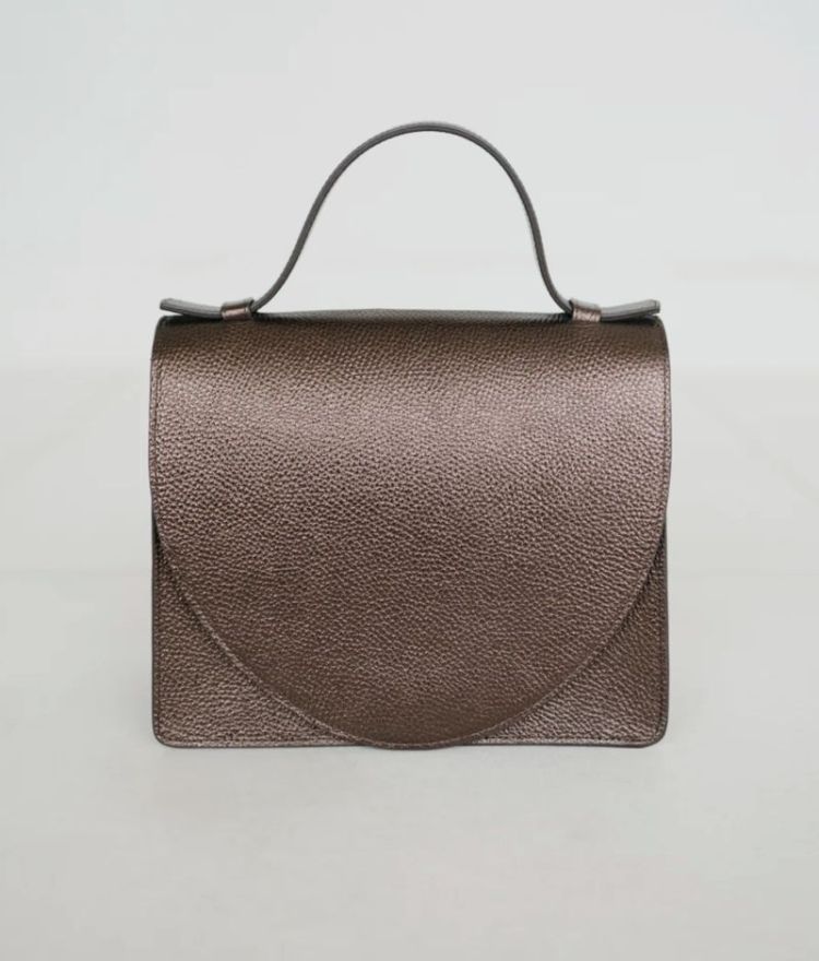 Mini Briefcase  Chocolate Shimm
