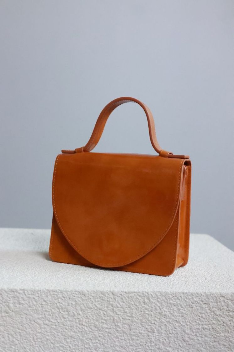 Micro Briefcase  Cinnamon stone