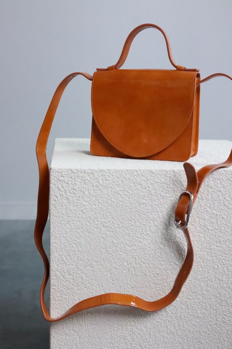 Micro Briefcase  Cinnamon stone
