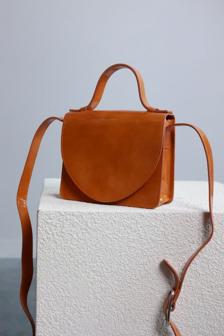 Micro Briefcase  Cinnamon stone