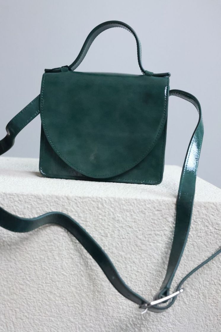 Micro Briefcase  Seaweed stone
