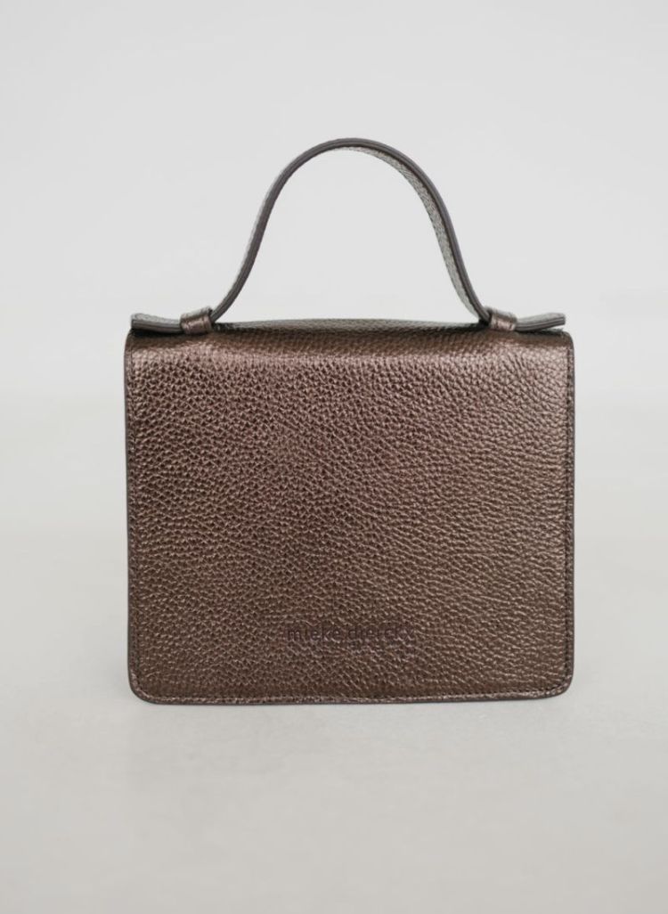 Micro Briefcase  Chocolate Shimm