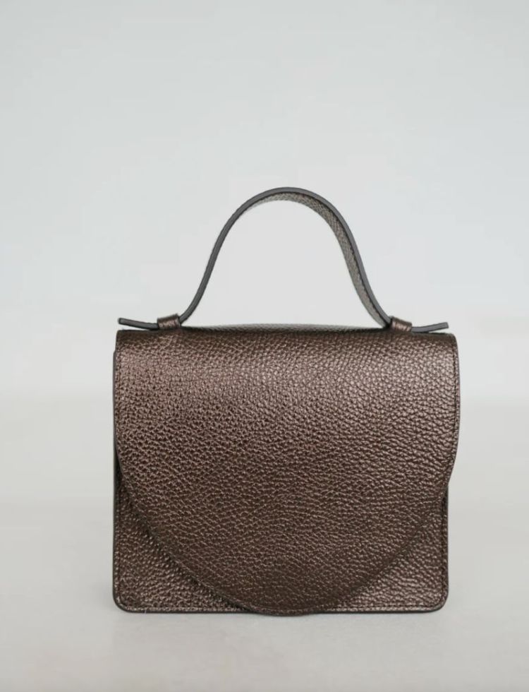 Micro Briefcase  Chocolate Shimm