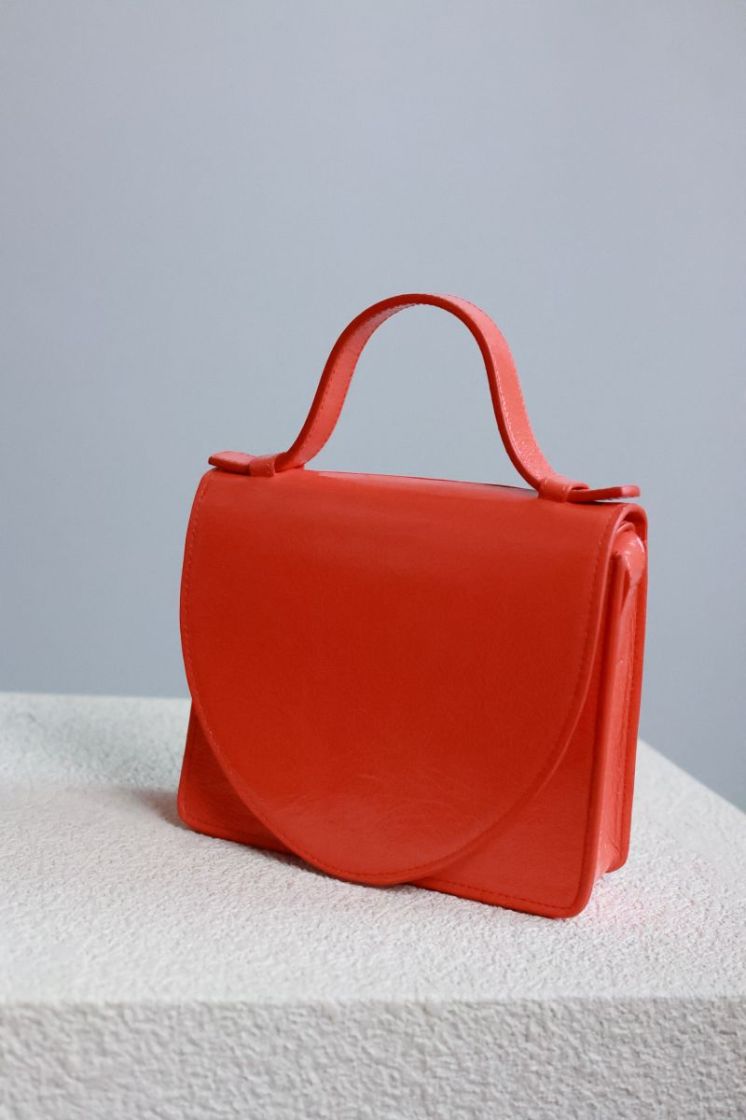 Micro Briefcase  Coral stone