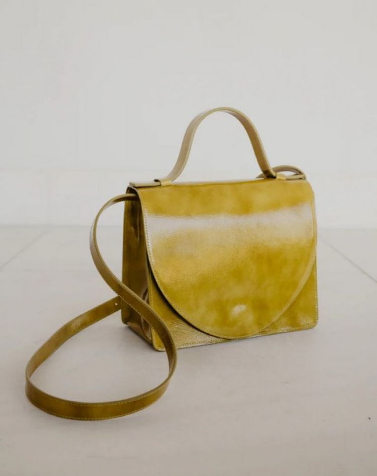 Mini Briefcase  Pear Stone