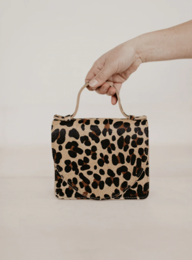 Micro Briefcase  Leopard