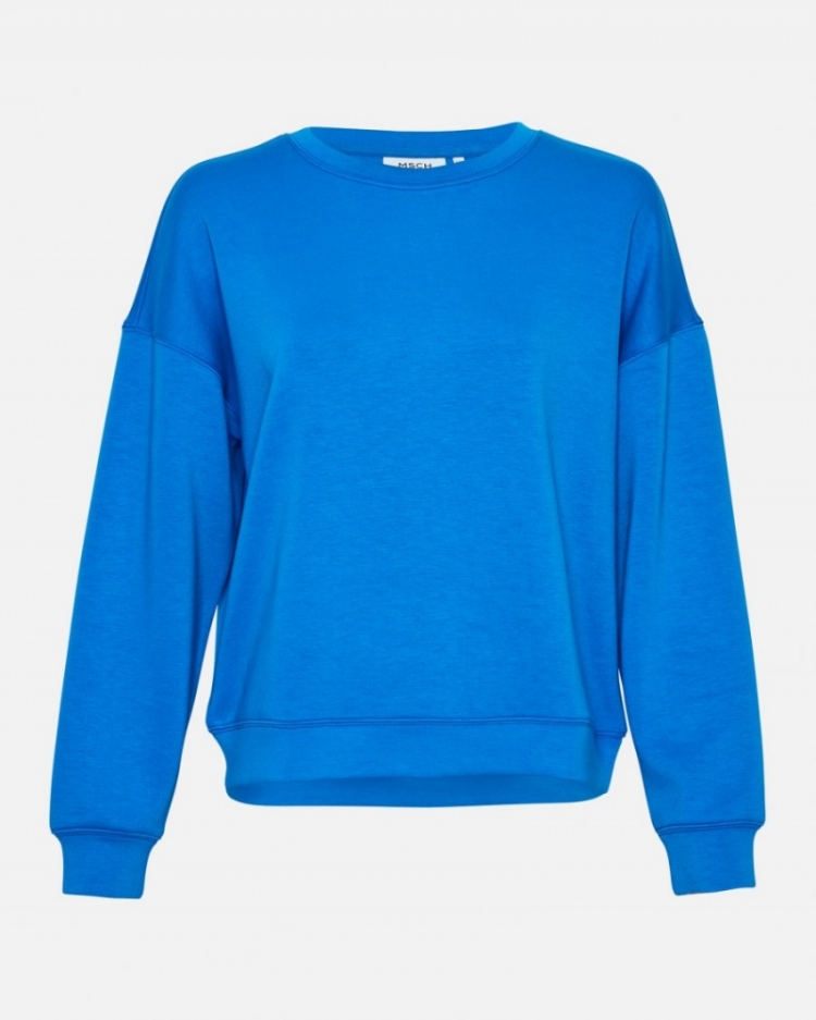 MSCHima Q Sweatshirt Strong Blue