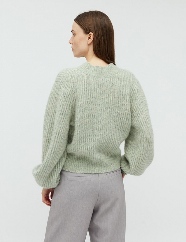 Wells Molenda-M knit Grey Moss Melan