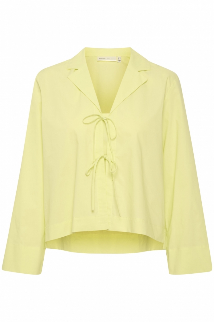 Helve Cropped Shirt Lime Sorbet