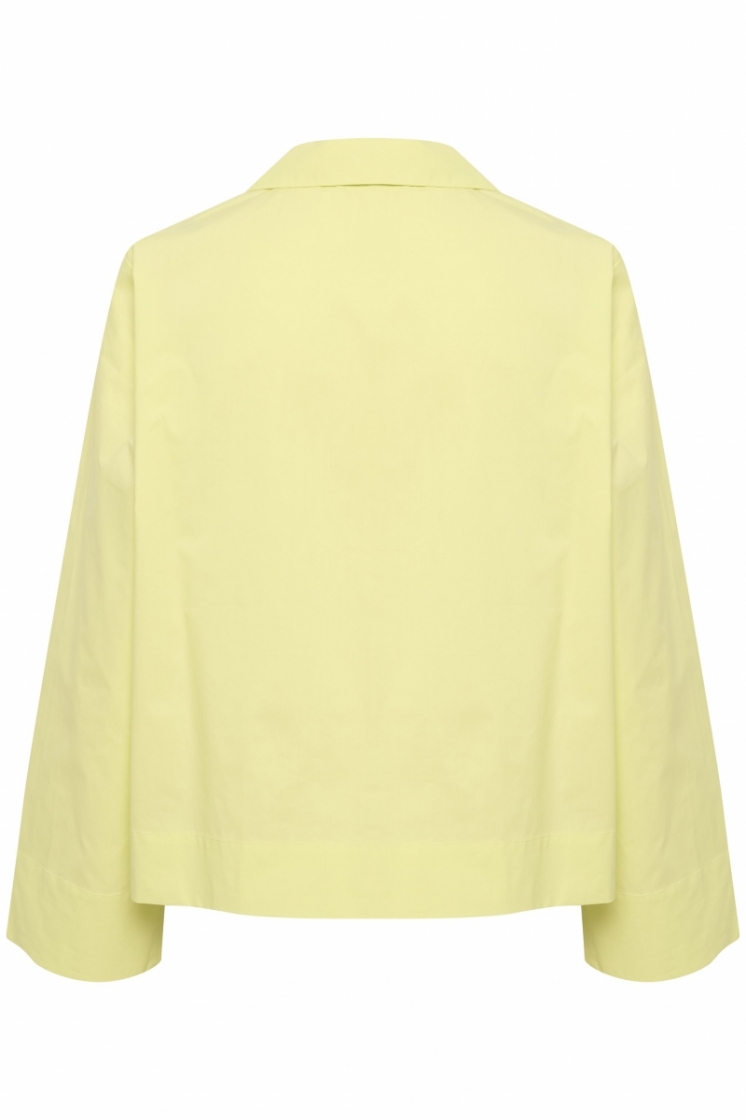 Helve Cropped Shirt Lime Sorbet