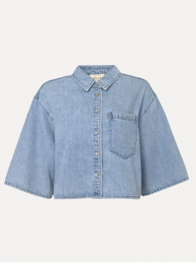 Logan Lyocell shirt Blue