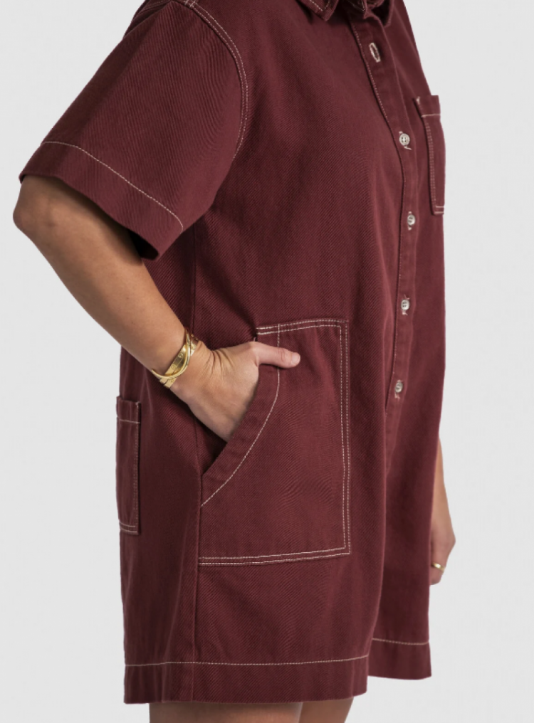 Sunniva jumpsuit Bordeaux