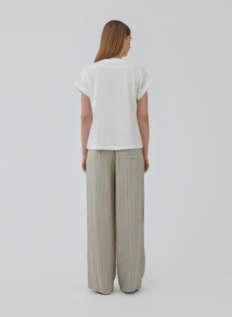 HissaMD print pants Soft Stripe