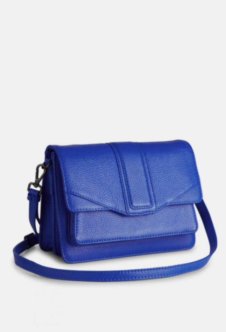 Jane Crossbody bag, grain Electric Blue