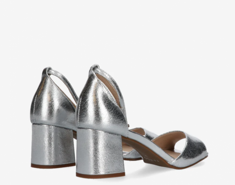 Brooklyn 25-b leather sandal Silver 