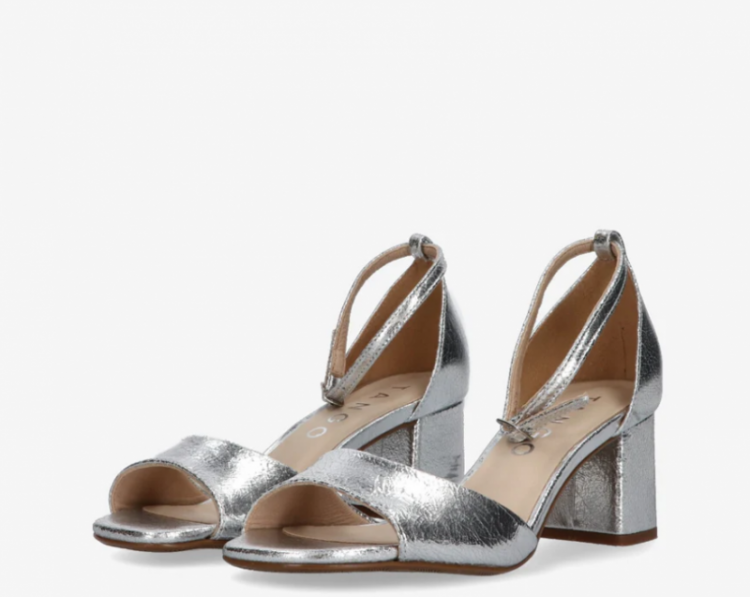 Brooklyn 25-b leather sandal Silver 