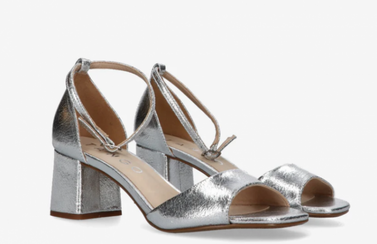 Brooklyn 25-b leather sandal Silver 