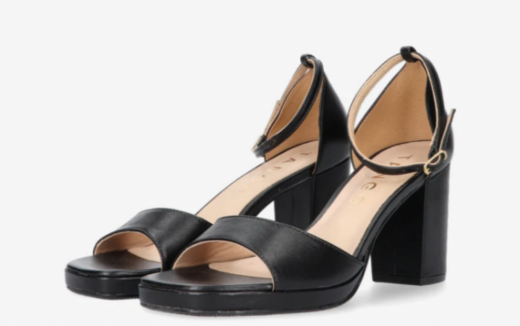 Isla 6-l leather sandal Black