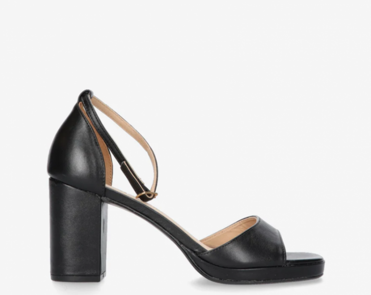 Isla 6-l leather sandal Black