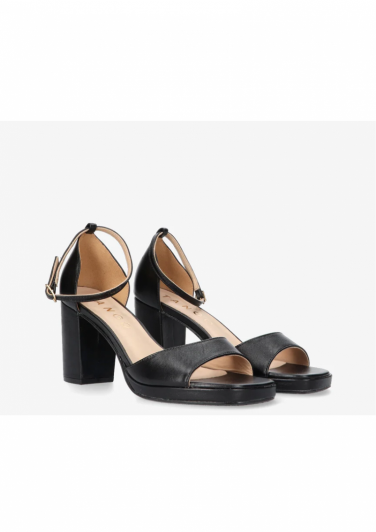 Isla 6-l leather sandal Black