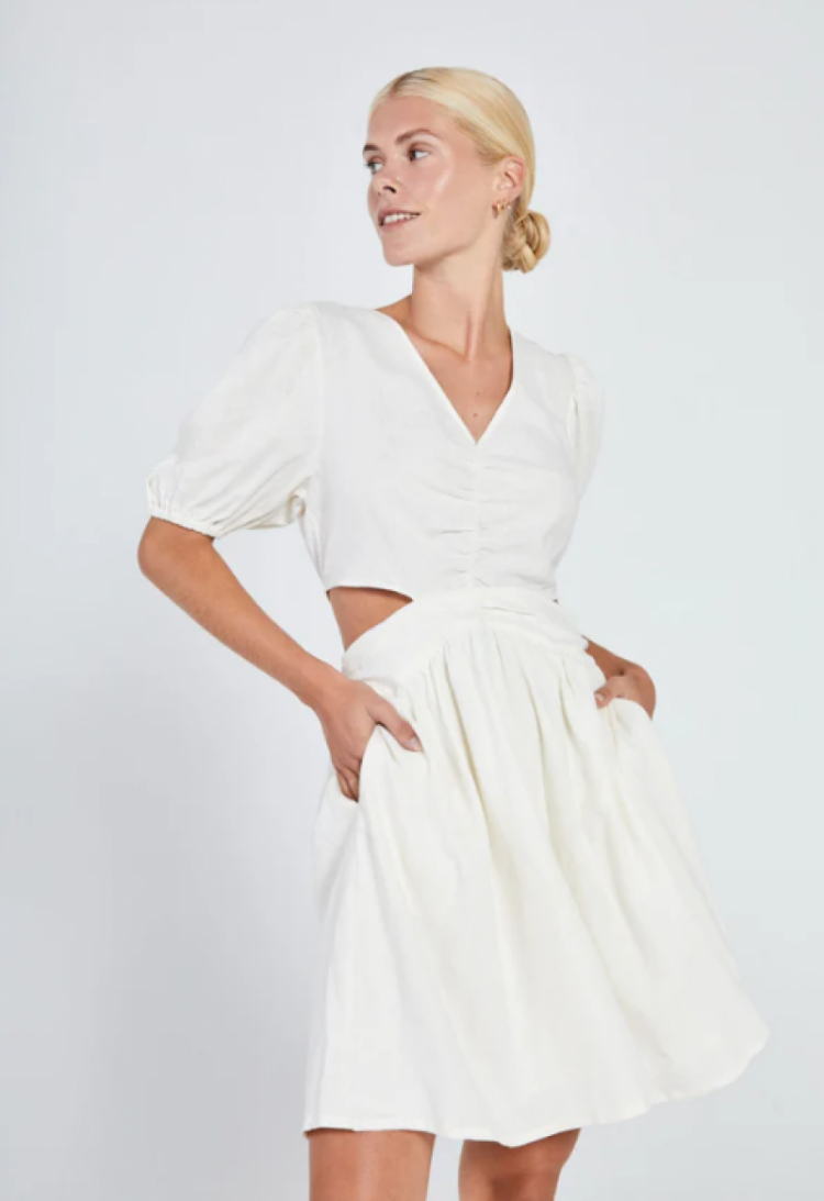 Esma short dress Off White