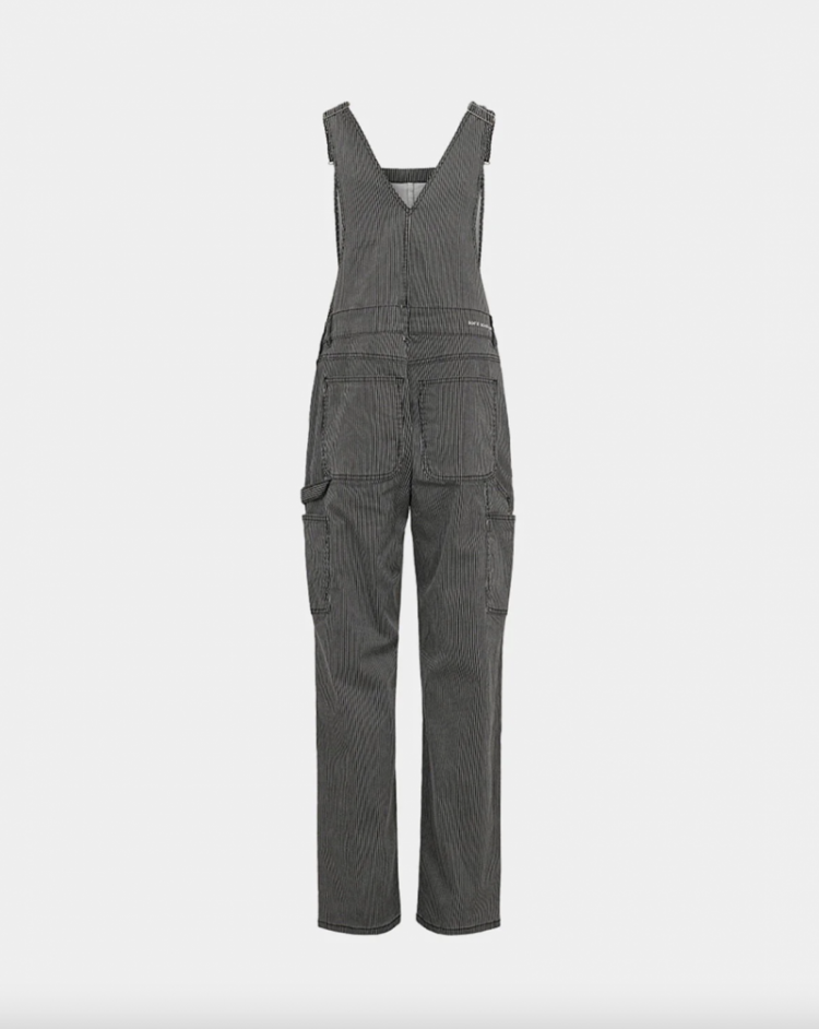 Overalls Black thin Stri