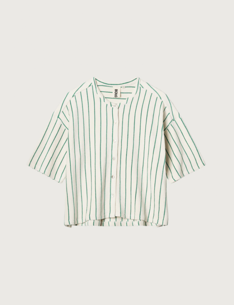 Naram Oversized shirt Pure white & gr