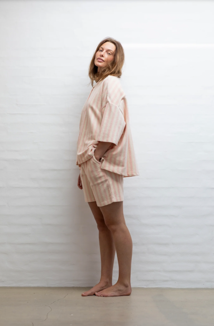 Naram Oversized shirt tropical & crem
