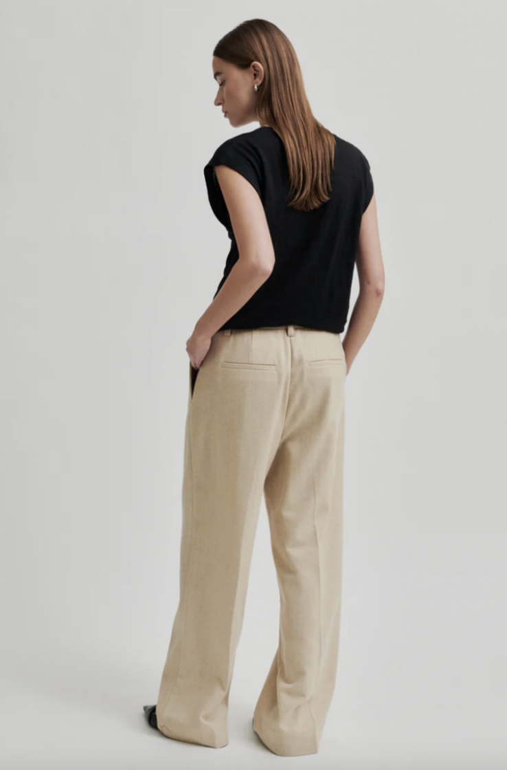 Navada classic trouser beige melange