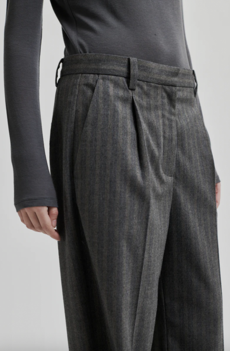 Hollanda Trousers Dark grey melan