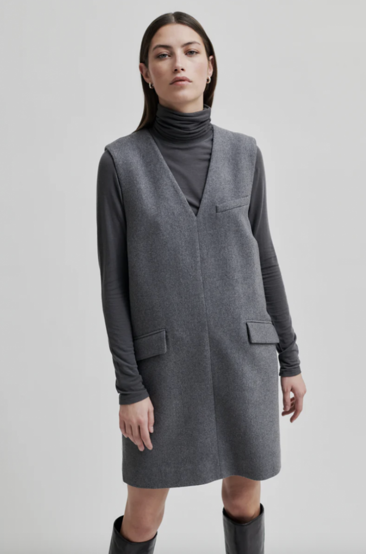 Vall Spencer dress grey Melange