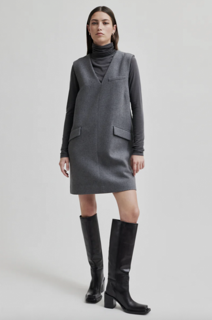 Vall Spencer dress grey Melange