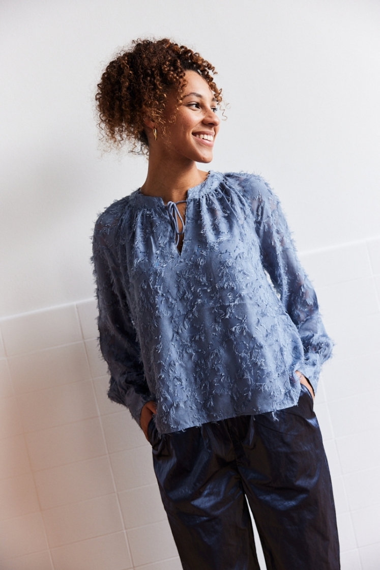 Carey Blouse Flint Stone