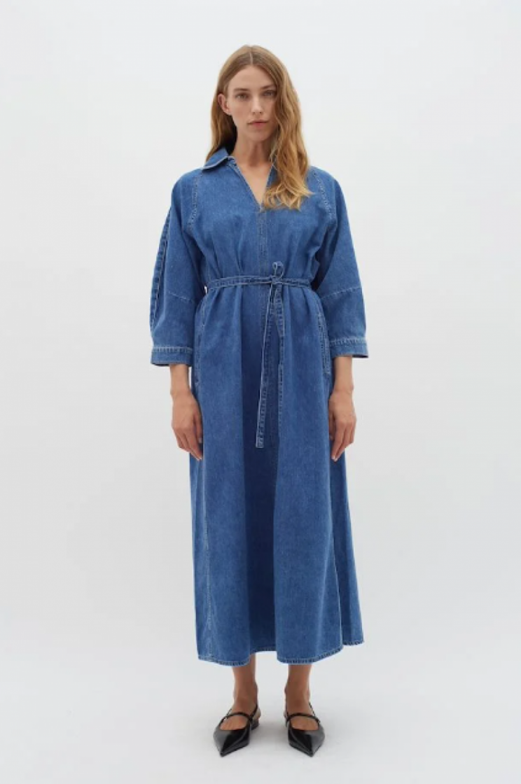 LivaIW dress marine blue