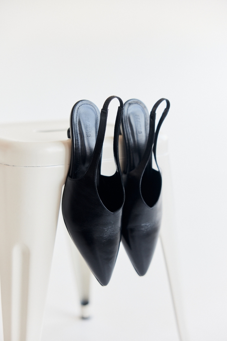 Eros Mules Black Leather