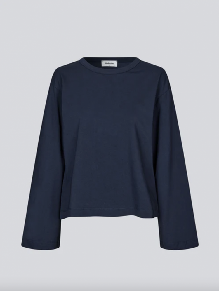 HellenMD LS t-shirt navy sky