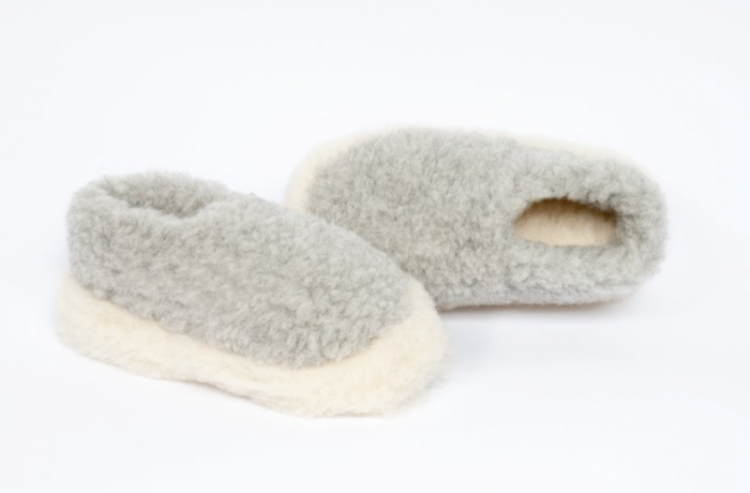 Slippers light grey