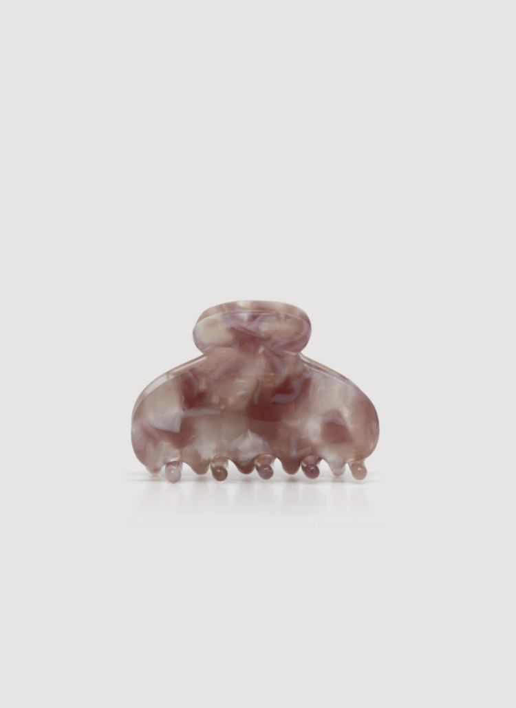 Haarclip rond maat XS Pink/White