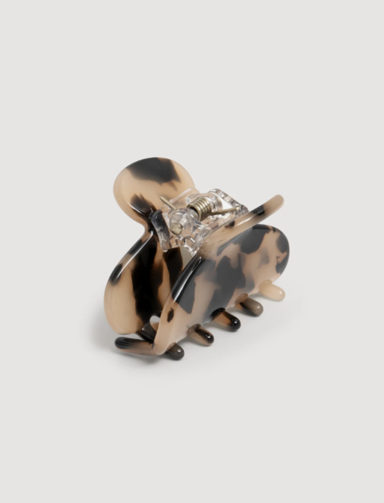 Haarclip rond maat XS Light tortue