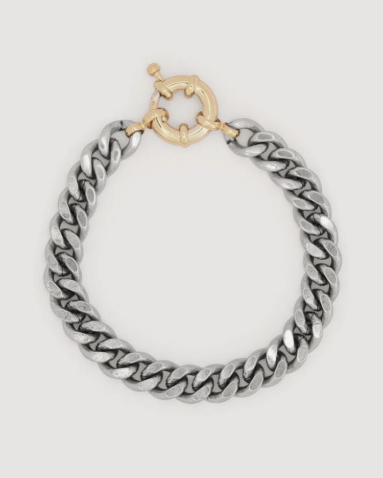 Mara bracelet big Silver
