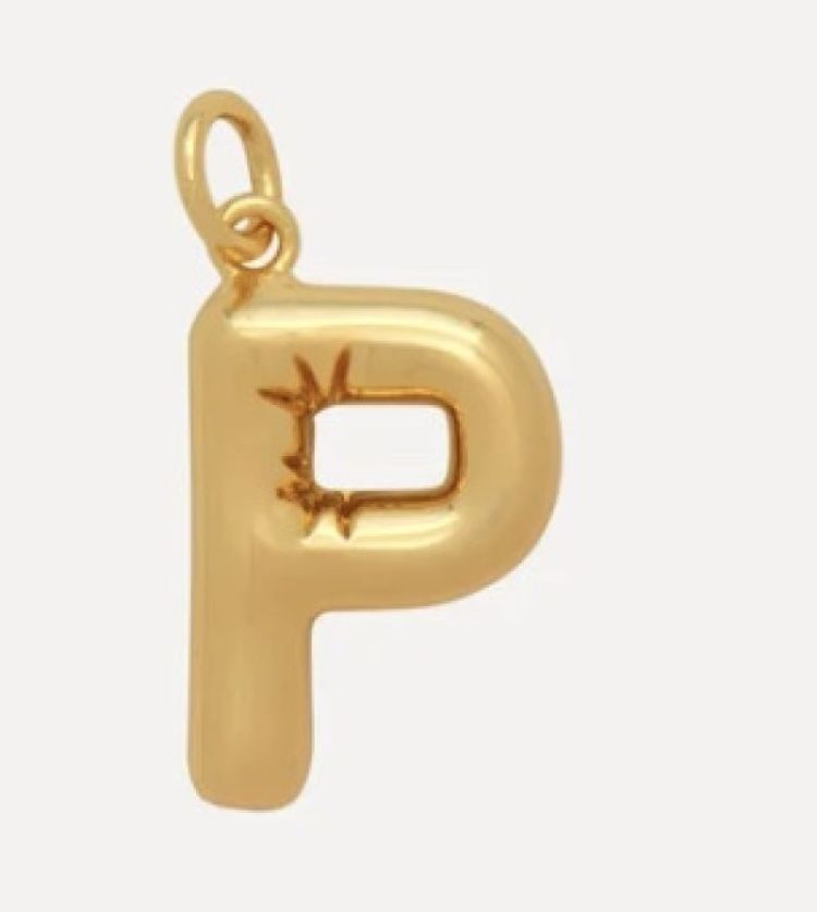 Balloon Letter P Gold