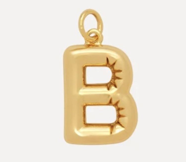 Balloon Letter B Gold